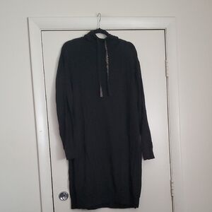 Torrid Black  Drawstring Hooded Dress